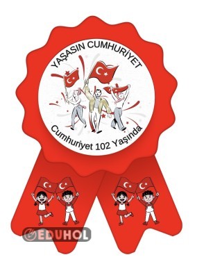 Cumhuriyet Bayramı Yaka Kartı