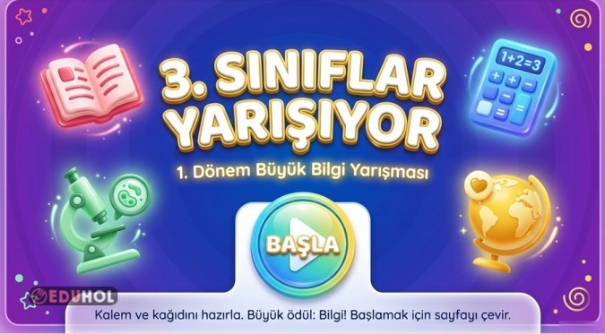 1. DÖNEM KONULARINI KAPSAYAN BİLGİ YARIŞMASI