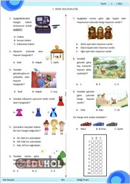 MATEMATİK 10 SORULUK TEST