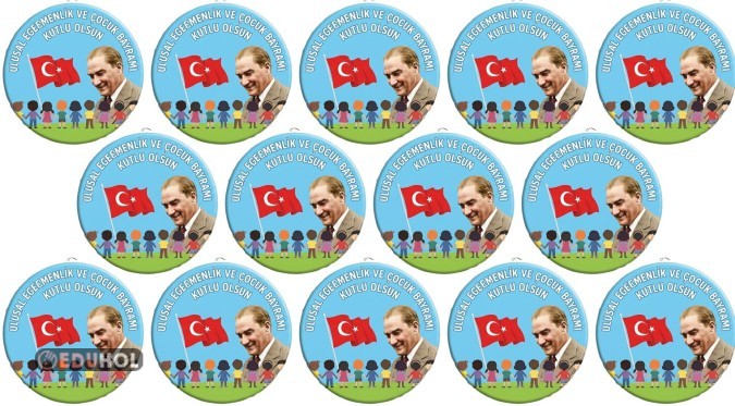 23 NİSAN İÇİN ROZET ÖRNEKLERİ