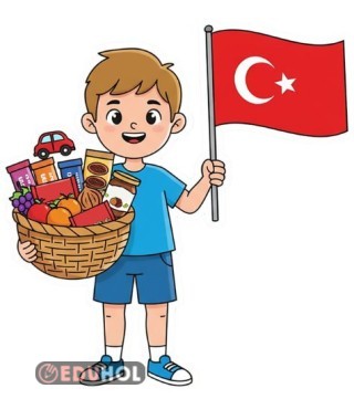 4 PDF YERLİ MALI İÇİN PANO SÜSLEME ERKEK ÇOCUK