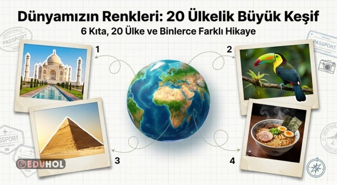 DÜNYAMIZIN RENKLERİ YİRMİ ÜLKELİK BÜYÜK KEŞİF