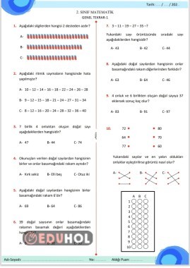 GENEL TEKRAR TESTİ 1