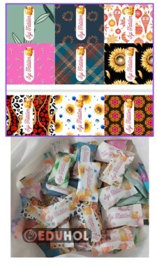 İYİ TATİLLER MİNİK ŞEKER İÇİN RENKLİ KAĞIT