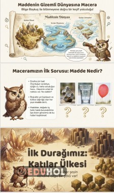 15 PDF MADDENİN GİZEMLİ DÜNYASI HİKAYELİ KONU ANLATIMI