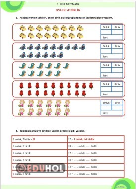MATEMATİK ONLUK BİRLİK ETKİNLİĞİ 2