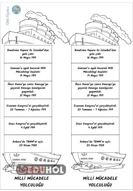 MİLLİ MÜCADELE YOLCULUĞU ETKİNLİK