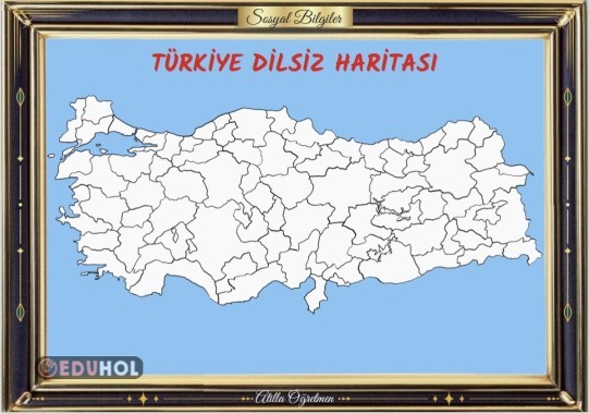 TÜRKİYE DİLSİZ HARİTASI
