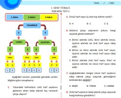 2. SINIF TÜRKÇE YENİ NESİL TEST-1