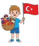 4 PDF YERLİ MALI İÇİN PANO SÜSLEME ERKEK ÇOCUK