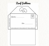 Zarf Şablonu ( Mektup İçin Kullanılabilir )