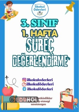 1. HAFTA DENEME İLKOKUL ÖDEVLERİ