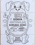 4 Ekim Hayvanlari Koruma Günü& Boya Katla