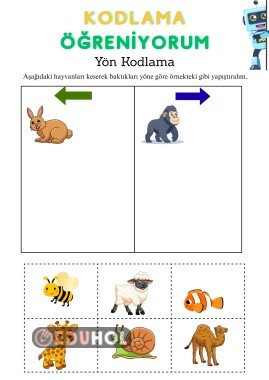Kodlama Öğreniyorum(Yön Kodlama)