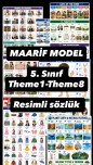 5. Sınıf resimli İngilizce sözlük (maarif)