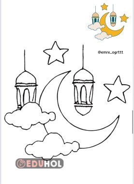 MÜBAREK 3 AYLAR VE RAMAZAN BOYAMA SAYFALARI