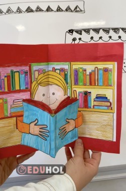 kitap okuyan çocuklar