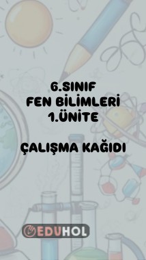 Fen Bilimleri 1.ünite