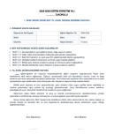 BEP MÜZİK SENE SONU RAPORU ÖRNEĞİ