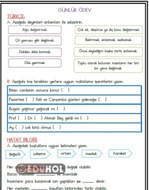 Günlük Ödev