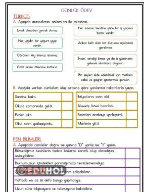 Günlük Ödev