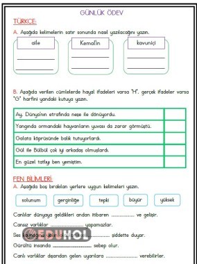 Günlük Ödev