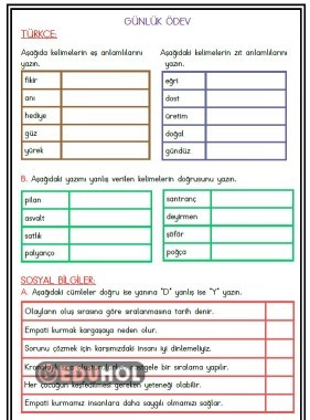 Günlük Ödev