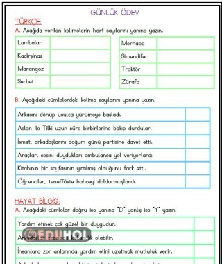 Günlük Ödev