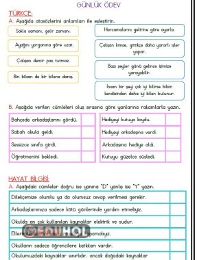 Günlük Ödev