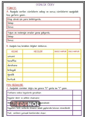 Günlük Ödev