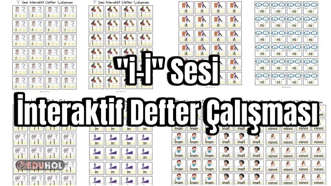İ Sesi İnteraktif Defter Çalışmaları 😍