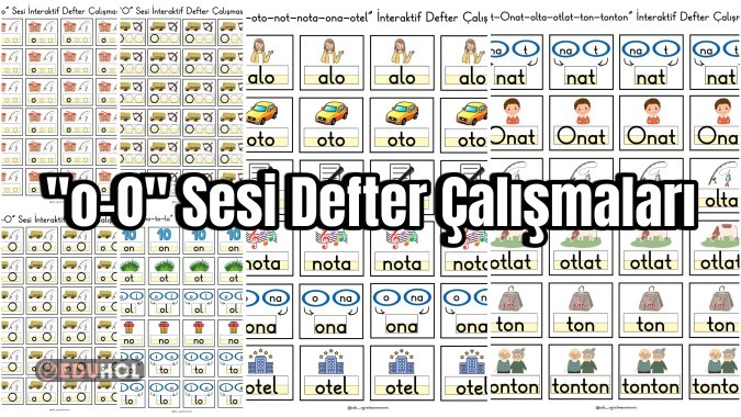 O Sesi Defter Çalışmaları 😍