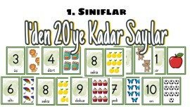 1’den 20’ye Kadar Sayılar 😍