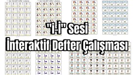 İ Sesi İnteraktif Defter Çalışmaları 😍