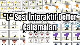 L Sesi İnteraktif Defter Çalışmaları 😍