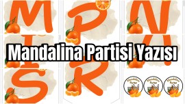 Mandalina Partisi Yazısı 🍊