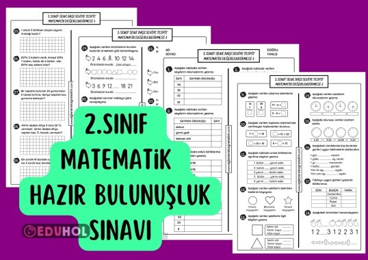 2 Sınıf Hazır Bulunuşluk Sınavı-MATEMATİK