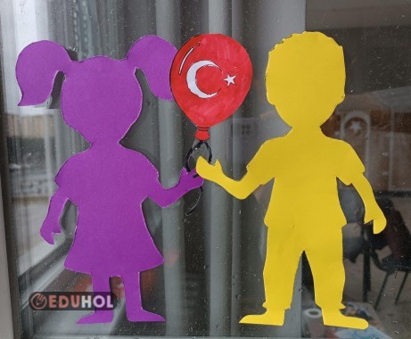 ÇOCUK SİLÜETLERİ-BÜYÜK BOY