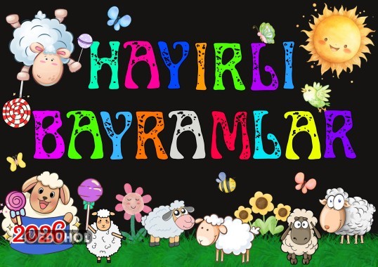 Kurban Bayramı Dijital Pano Hayırlı Bayramlar