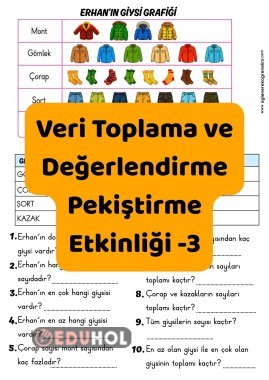 Veri Toplama ve Değerlendirme Pekiştirme Etkinliği 3