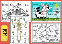 İ Sesi Yapboz Renkli Renksiz