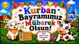 Kurban Bayramı Dijital Pano Hayvanlı