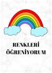 Renkleri öğreniyorum