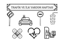 Trafik ve İlk Yardım Haftası Boyama Etkinliği