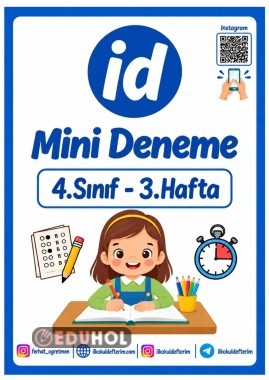 4. Sınıf 3. Hafta Mini deneme