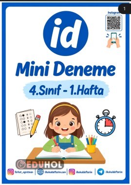 4.Sınıf Mini Deneme - 1.Hafta