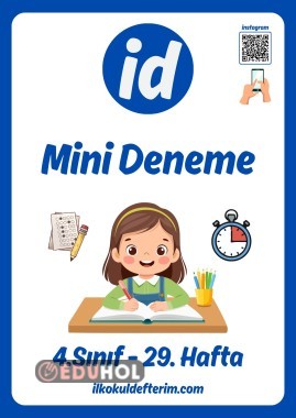 4.Sınıf Mini Deneme - 29.Hafta