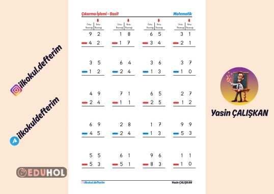 Çıkarma İşlemi (Basit)