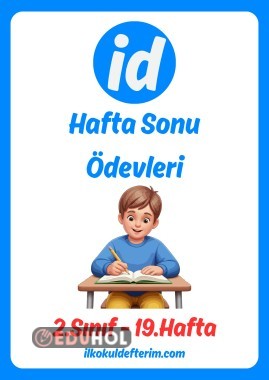 Hafta Sonu Ödevleri - 19.Hafta