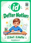 2.Sınıf Defter Notları - 3.Hafta